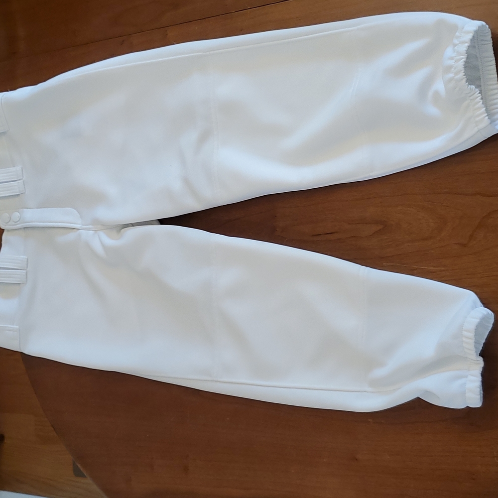 Women's White Mizuno Softball Pants Size M